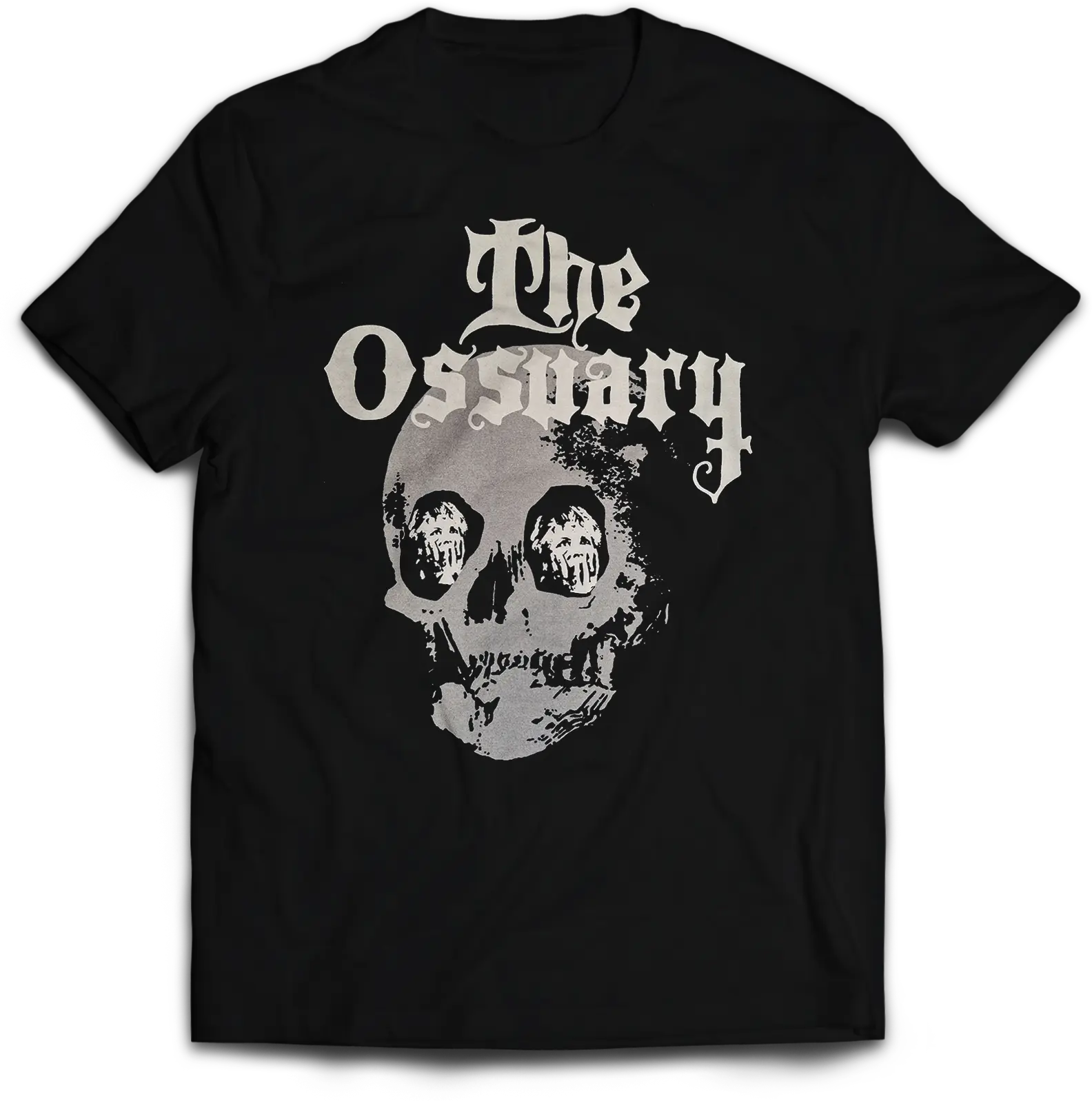 THE OSSUARY · Faces Skull | T-SHIRT (Doom Metal/Heavy Metal/Psychedelic Rock Clothes)