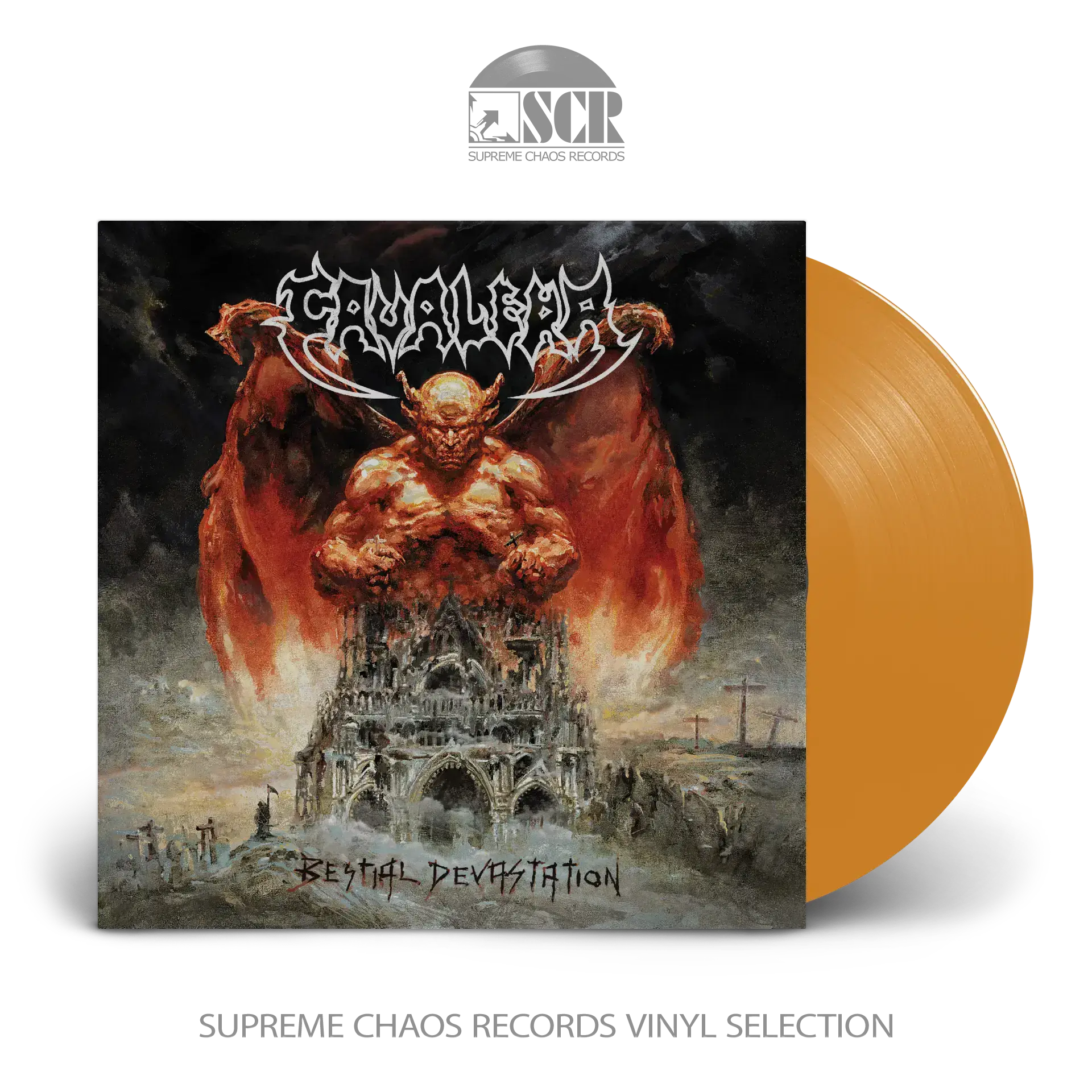 CAVALERA - Bestial Devastation · ORANGE LP (Death Metal Vinyl)
