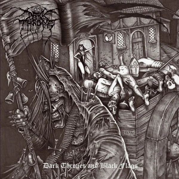 DARKTHRONE · Dark Thrones and Black Flags (Re-Release) | BLACK LP (Black Metal Vinyl) · Picture 1