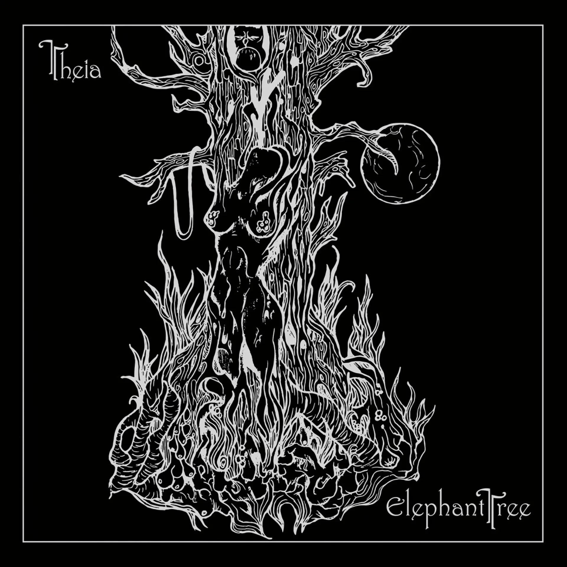 ELEPHANT TREE · Theia (Anniversary Edition) | CLEAR/WHITE/GREEN MARBLED LP (Doom Metal Vinyl) · Picture 1