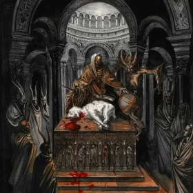 WHOREDOM RIFE · Dommedagskvad | BLACK LP (Black Metal Vinyl) · Picture 1