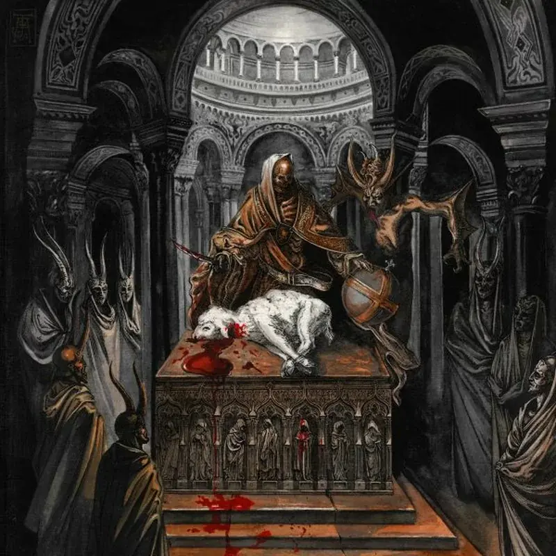 WHOREDOM RIFE · Dommedagskvad | BLACK LP (Black Metal Vinyl) · Picture 1