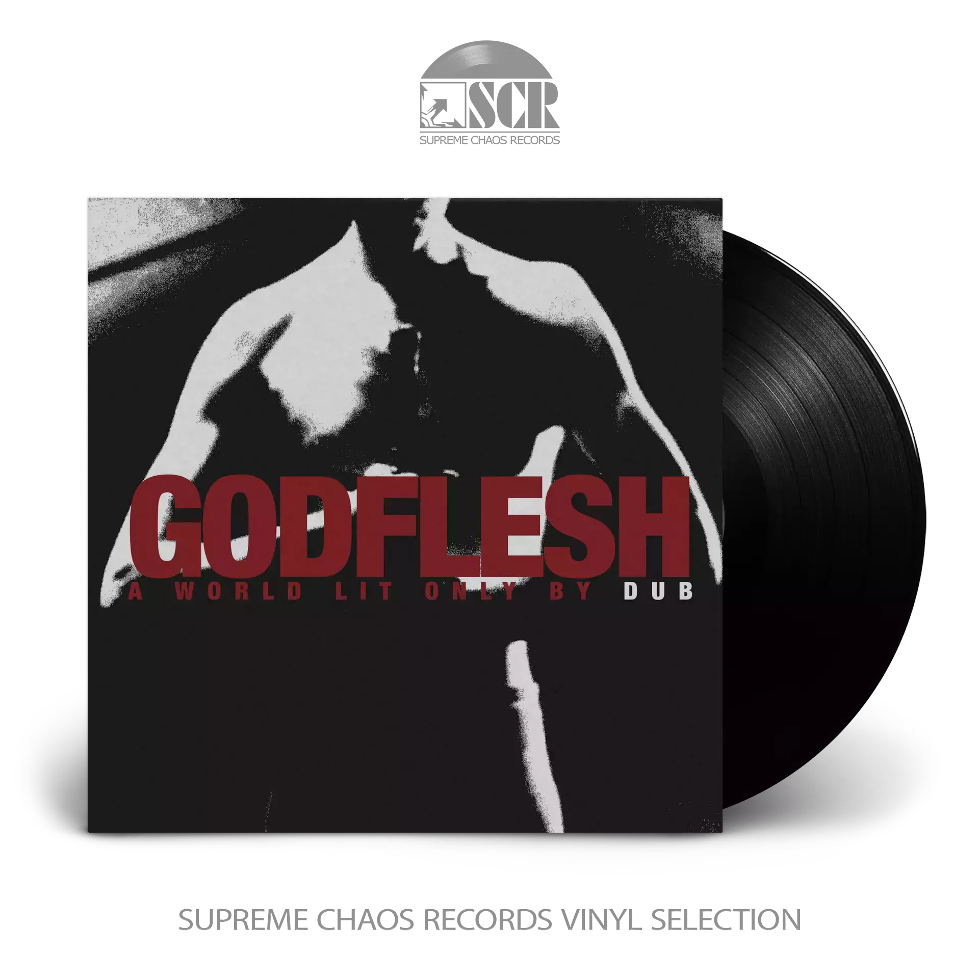 GODFLESH · A World Lit Only By Dub | BLACK LP (Industrial Metal Vinyl)