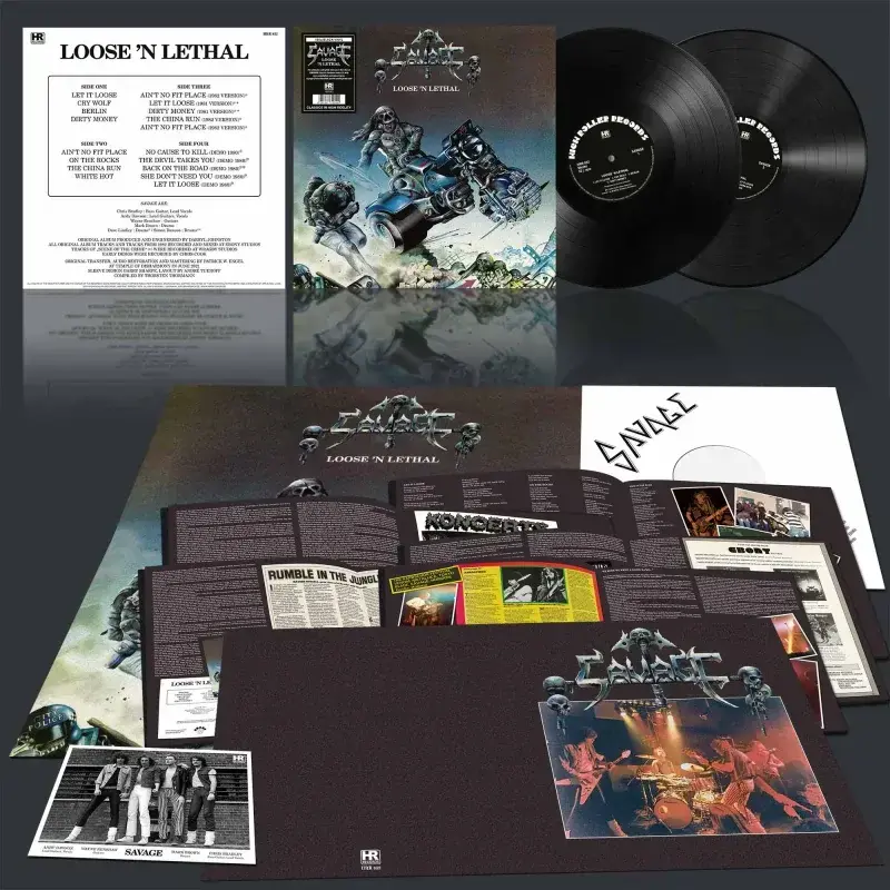 SAVAGE · Loose 'n Lethal | BLACK 2LP (Heavy Metal Vinyl) · Picture 2