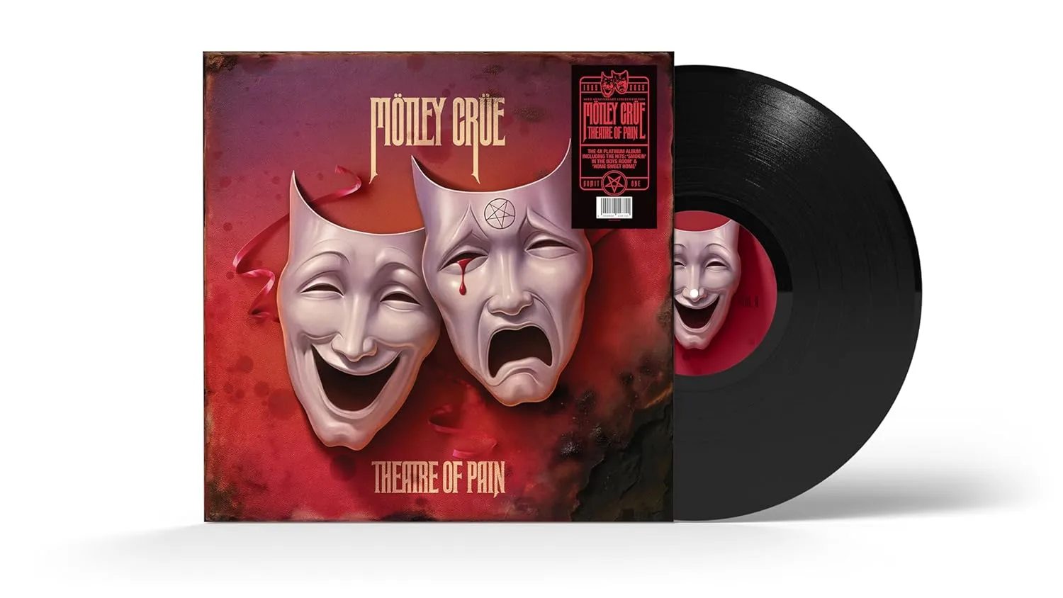 MÖTLEY CRÜE · Theatre Of Pain (40th Anniversary) | BLACK LP (Hard Rock Vinyl) · Picture 2
