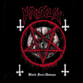 KRISIUN · Black Force Domain | TRANSPARENT RED LP (Death Metal Vinyl) · Picture 1
