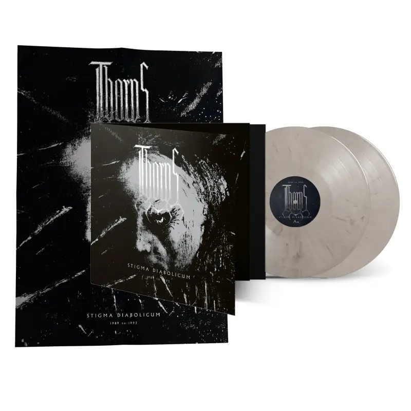 THORNS · Stigma Diabolicum | ASH GREY MARBLED 2LP (Black Metal Vinyl) · Picture 2