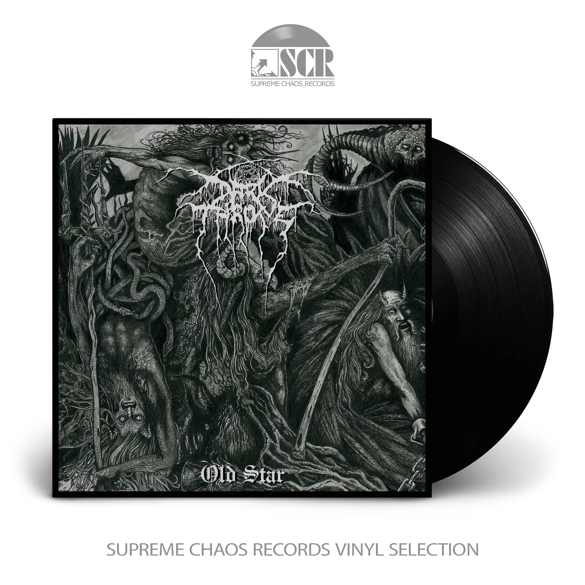 DARKTHRONE - Old Star · BLACK LP DARKTHRONE - Old Star · BLACK LP (Black Metal Vinyl)