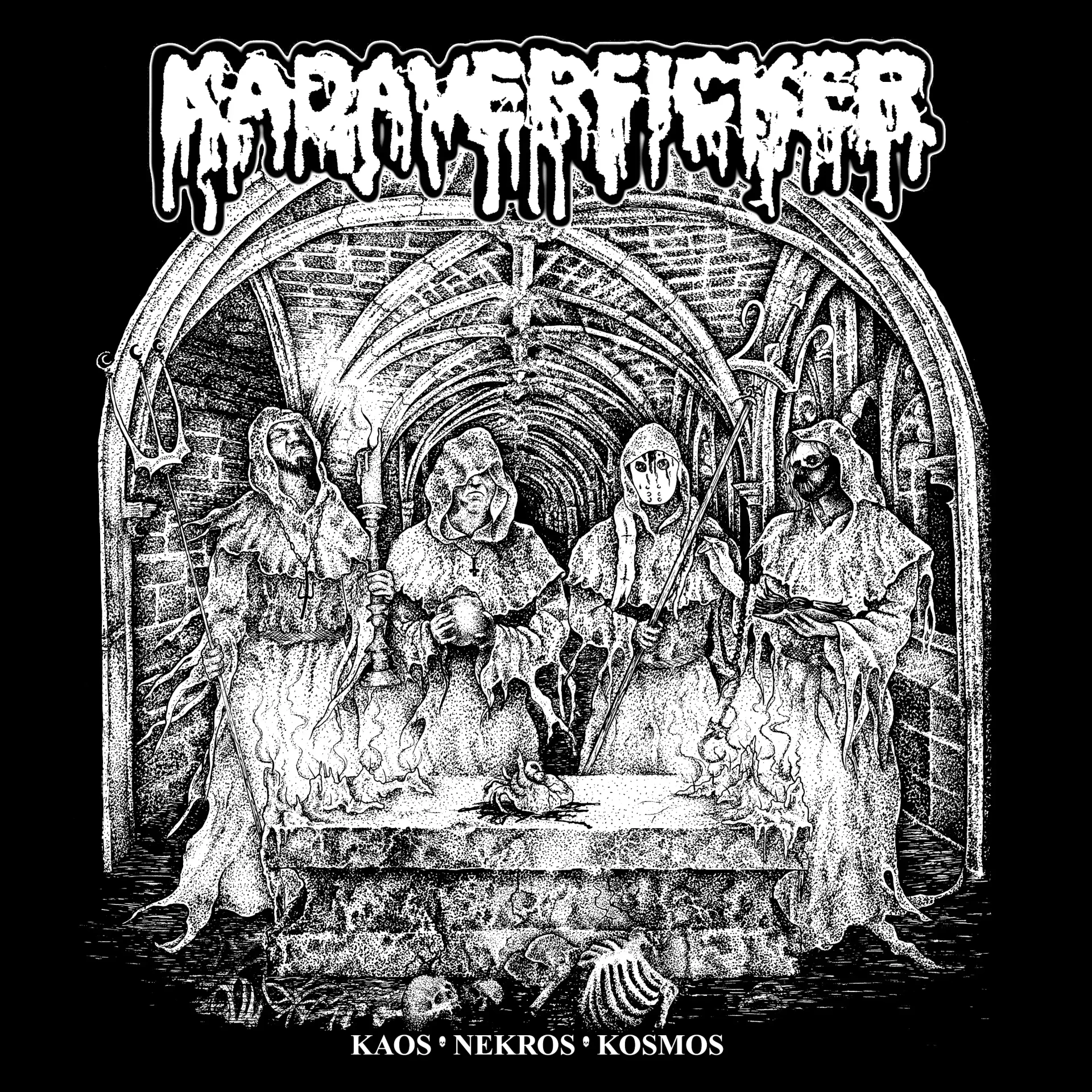 KADAVERFICKER · Kaos Nekros Kosmos | BLACK LP (Death Metal/Grindcore/Black Metal Vinyl) · Picture 1
