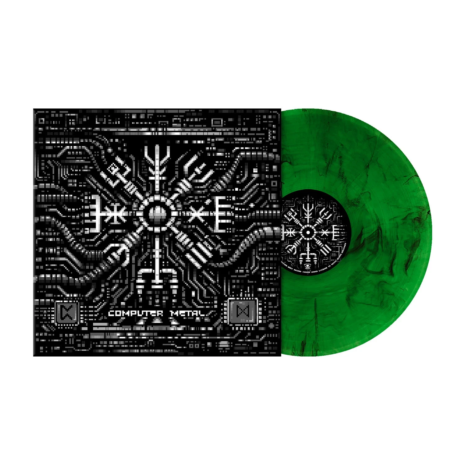 MASTER BOOT RECORD · Computer Metal | TERMINAL GREEN LP (Electroinic/Metal Vinyl) · Picture 2