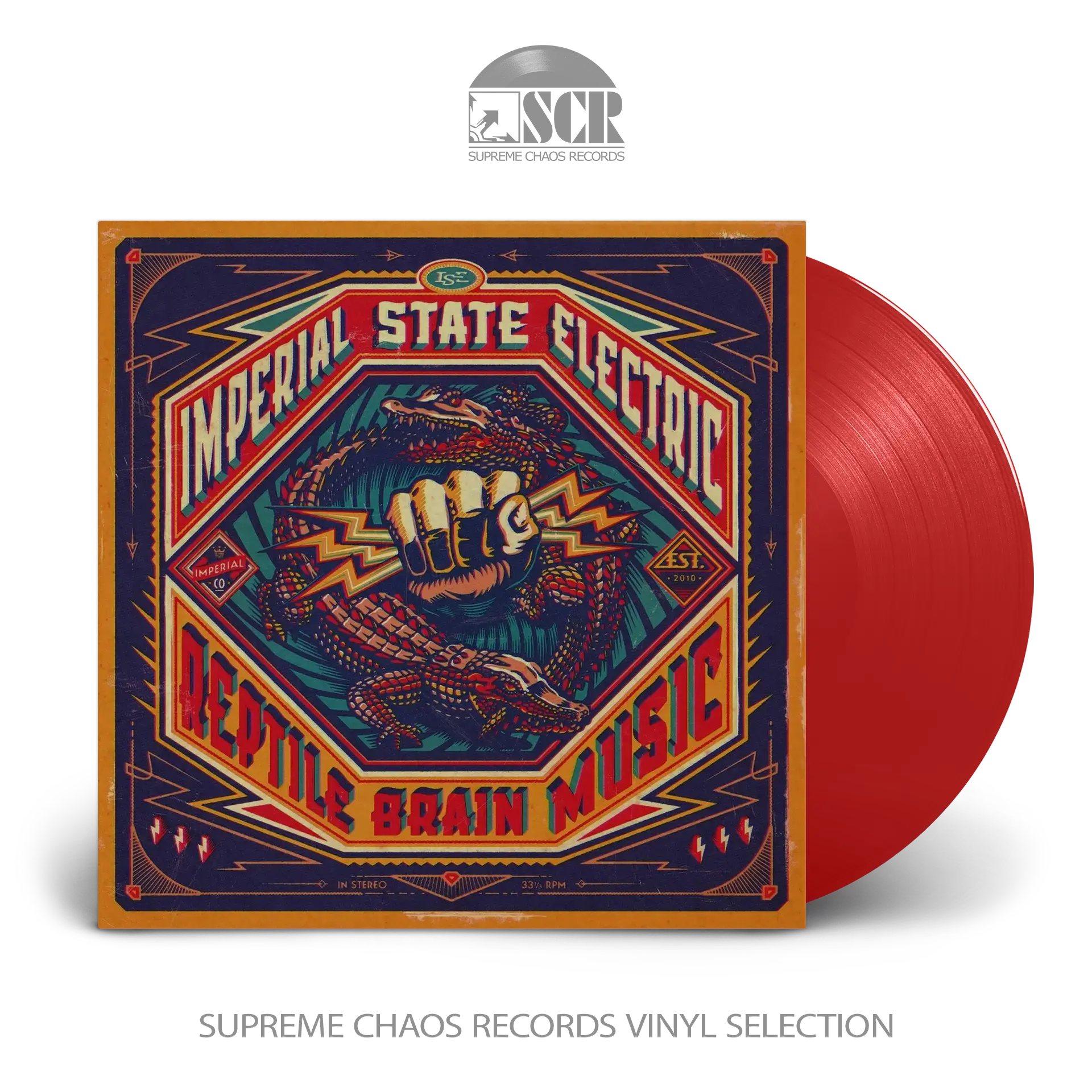 IMPERIAL STATE ELECTRIC · Reptile Brain Music | RED LP (Hard Rock Vinyl)