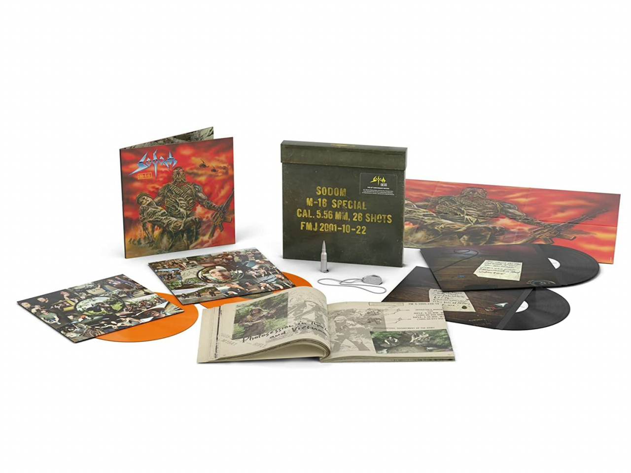 SODOM - M-16 · DELUXE 4LP BOX SET (Thrash Metal Vinyl)