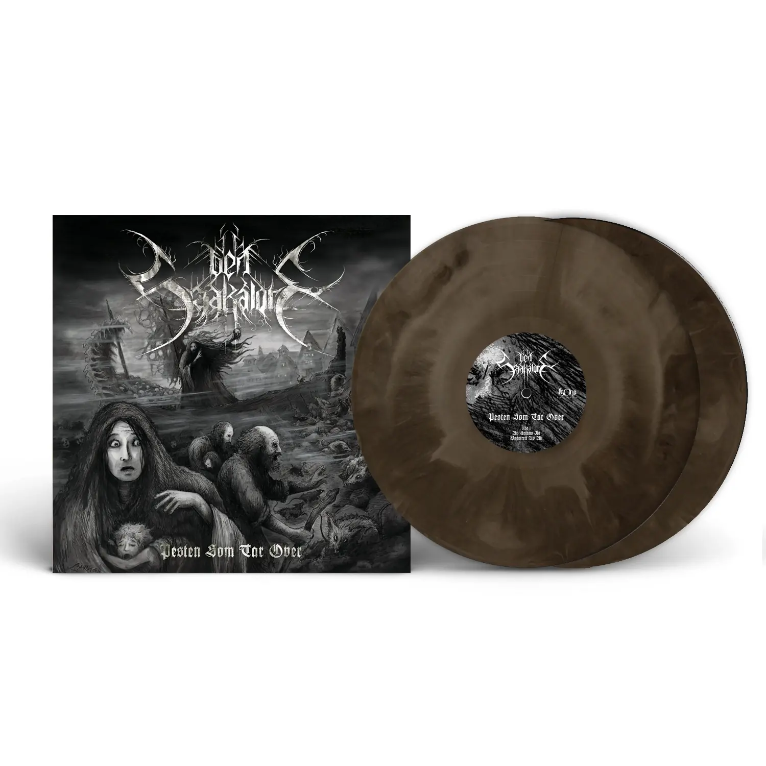 DEN SAAKALDTE · Pesten Som Tar Over | COLOR IN COLOR 2LP (Black Metal Vinyl)