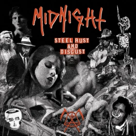 MIDNIGHT · Steel, Rust And Disgust | BLACK LP (Black Metal/Thrash Metal Vinyl) · Picture 1