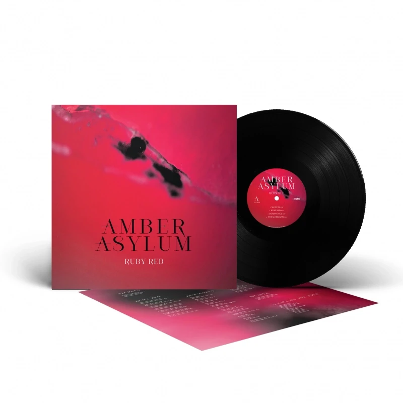 AMBER ASYLUM · Ruby Red | BLACK LP (Ambient Vinyl)