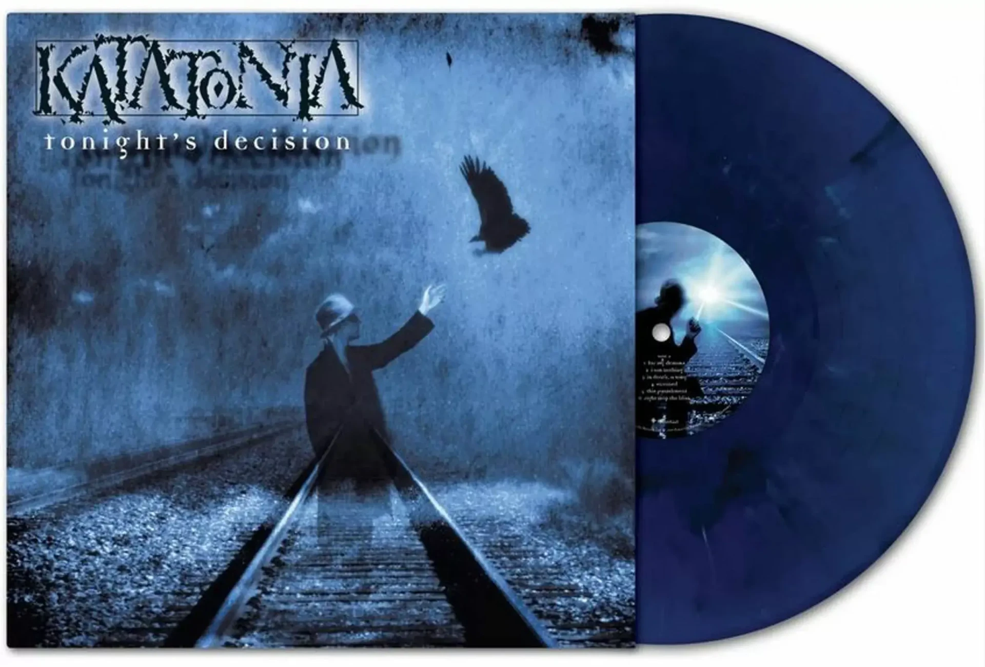 KATATONIA - Tonight's Decision (25th Anniversary) · TRANSPARENT BLUE/WHITE/BLACK MARBLED LP