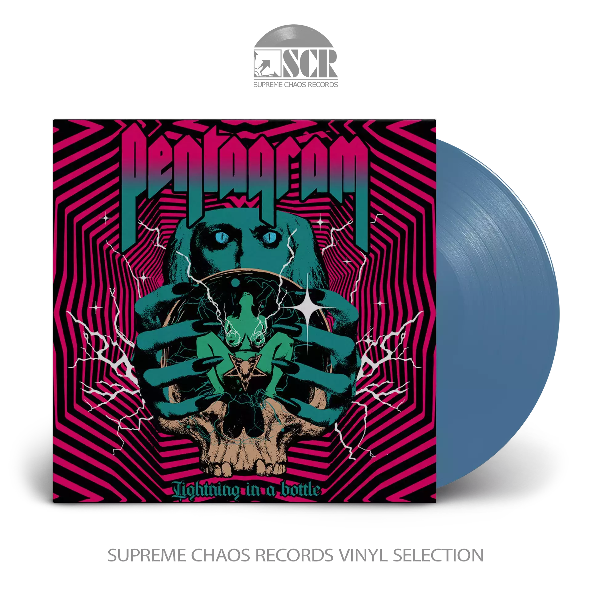 PENTAGRAM · Lightning In A Bottle | AQUA BLUE LP (Doom Metal Vinyl)