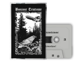 BONJOUR TRISTESSE · The World Without Us / Against Leviathan | WOODEN WHITE TAPE BOX SET (Black Metal Tapes) · Picture 2