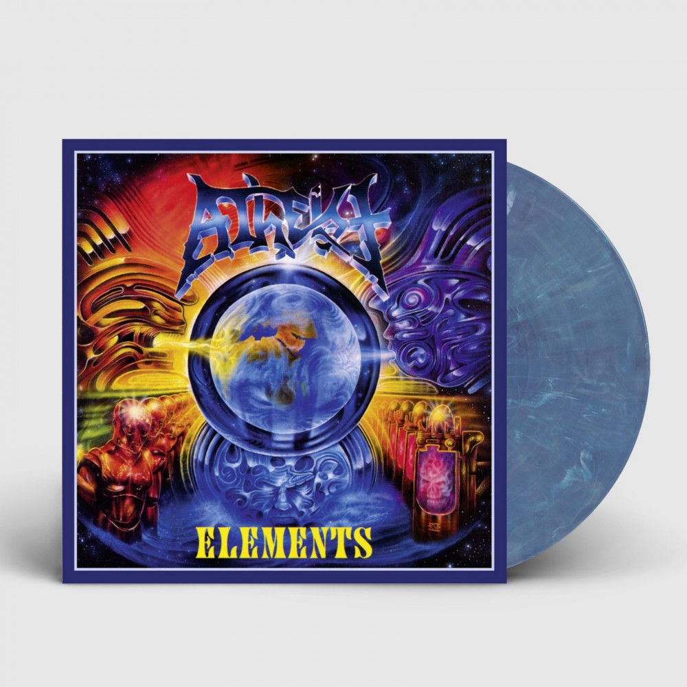 ATHEIST · Elements | BLUE/WHITE/BLACK LP (Death Metal Vinyl)