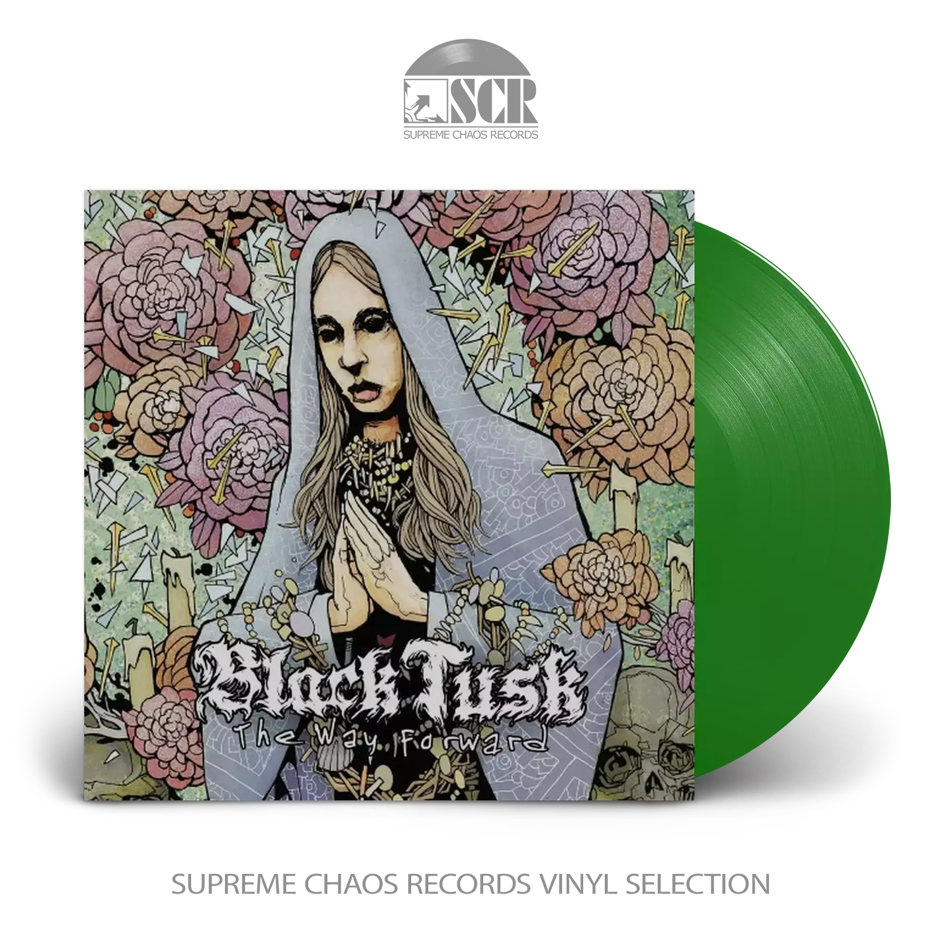 BLACK TUSK · The Way Forward | TRANSPARENT GREEN LP (Sludge Doom Metal Vinyl)
