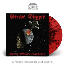 GRAVE DIGGER · Heavy Metal Breakdown | RED/BLACK SPLATTER LP (Heavy Metal Vinyl)