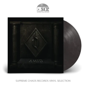 AZKETEM · AMID - All Metal Is Dead | WHITE/BLACK MARBLE LP (Black Metal Vinyl)