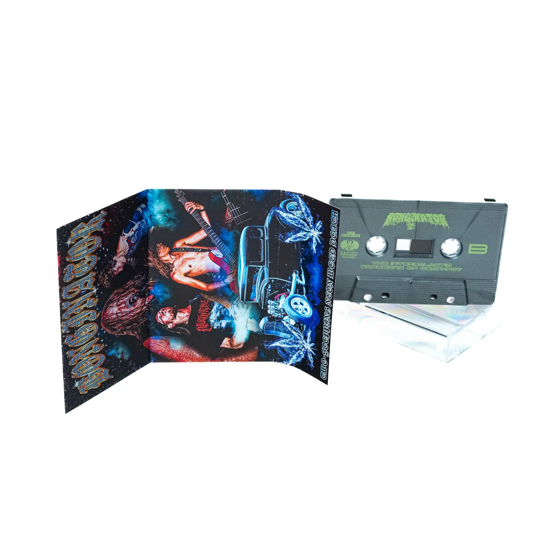 BONGINATOR · The Intergalactic Gorebong Of Deathpot | SILVER TAPE (Death Metal Tapes) · Picture 2