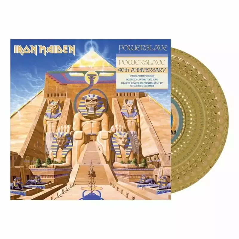IRON MAIDEN · Powerslave | ZOETROPE PICTURE DISC LP (Heavy Metal Vinyl)