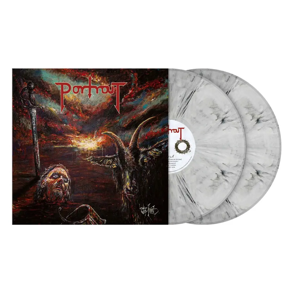 PORTRAIT · The Host | WHITE/BLACK MARBLED DLP (Heavy Metal Vinyl)