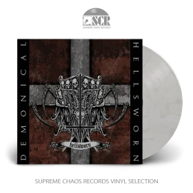 DEMONICAL · Hellsworn | WHITE/GRAY/BLACK MARBLED LP (Death Metal Vinyl)