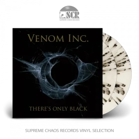 VENOM INC. · There's Only Black | CLEAR/BLACK SPLATTER 2LP (Black Metal/Heavy Metal Vinyl)
