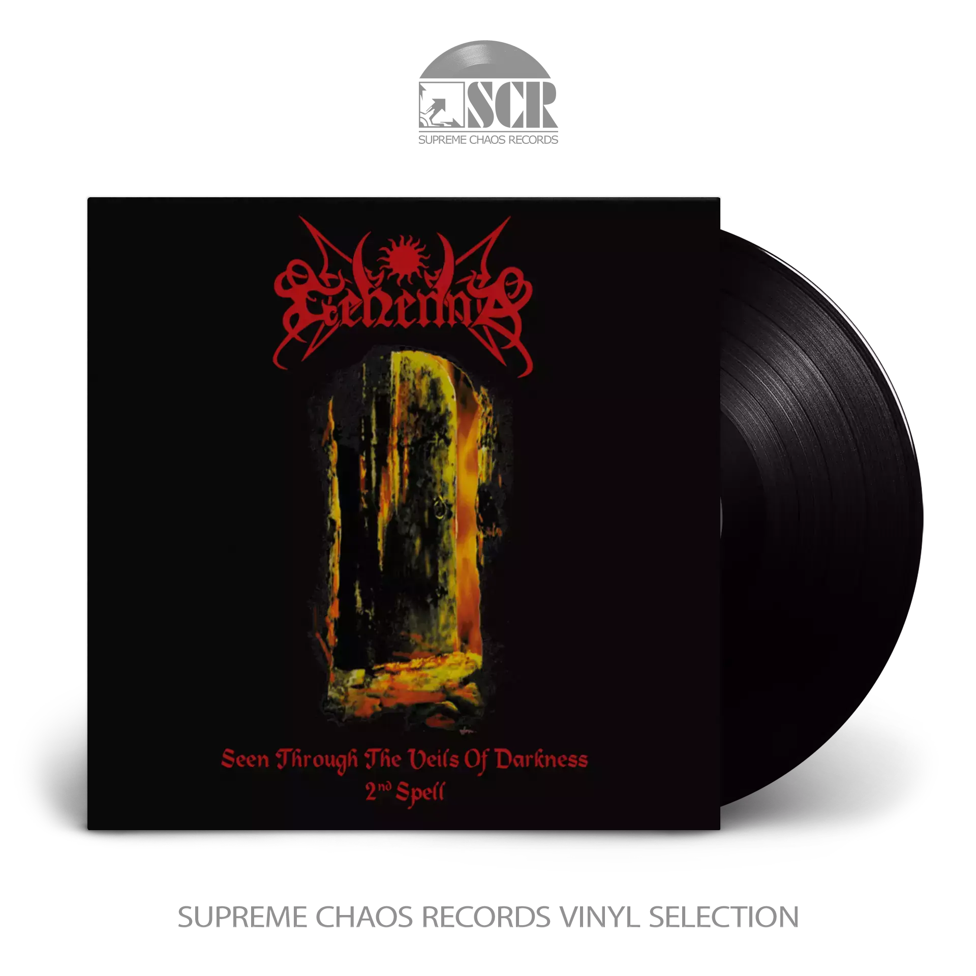 GEHENNA · Seen Through The Veils Of Darkness | BLACK LP (Black Metal Vinyl)