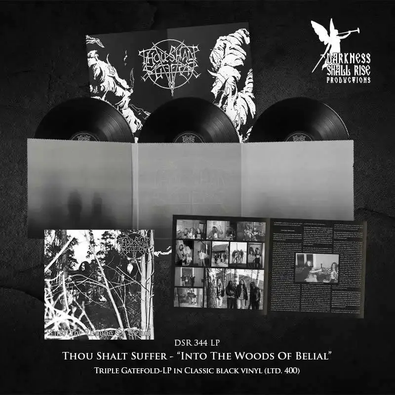 THOU SHALT SUFFER · Into The Woods Of Belial | BLACK 3LP (Death Metal Vinyl) · Picture 2