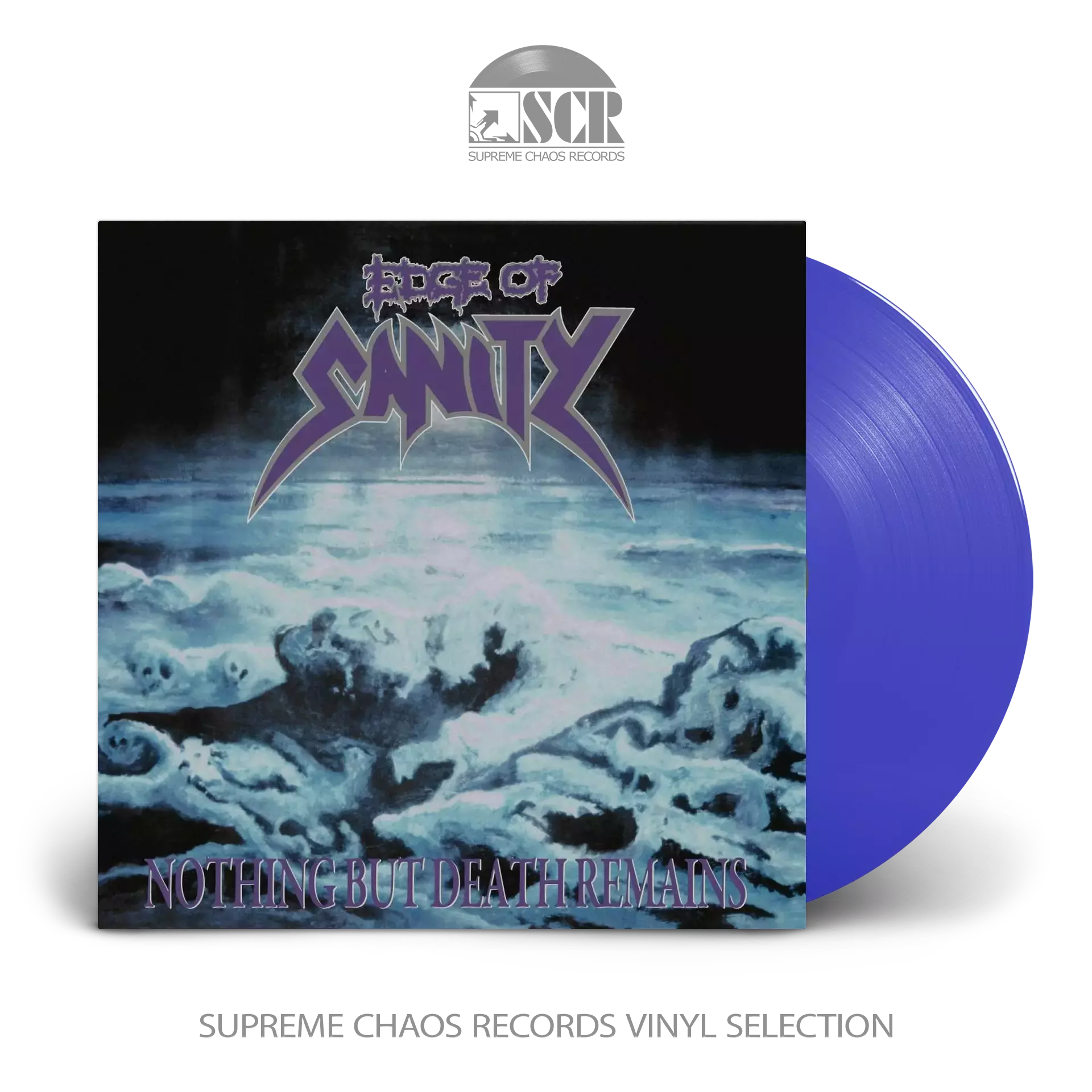 EDGE OF SANITY · Nothing But Death Remains (Re-issue 2024) | TRANSPARENT BLUE LP (Melodic Death Metal Vinyl)
