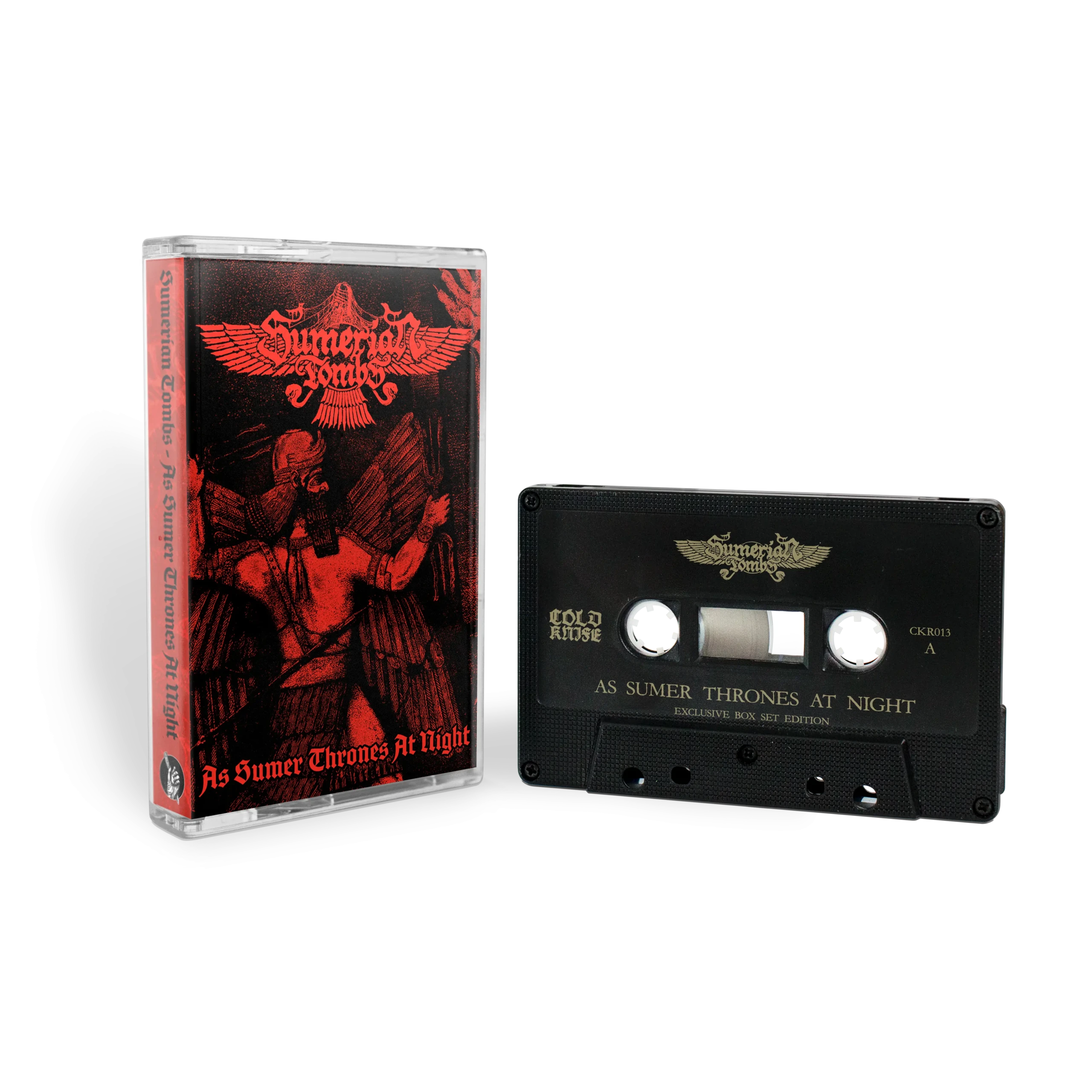 SUMERIAN TOMBS - Age of Eternal Night/As Sumer Thrones At Night · WOODEN TAPE BOX (Black Metal/Death Metal Tapes) · Picture 3
