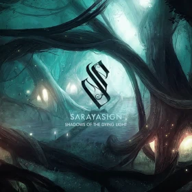 SARAYASIGN · Shadows Of The Dying Light | TURQUOISE/BLACK 2LP (Hard Rock/Heavy Metal Vinyl) · Picture 1