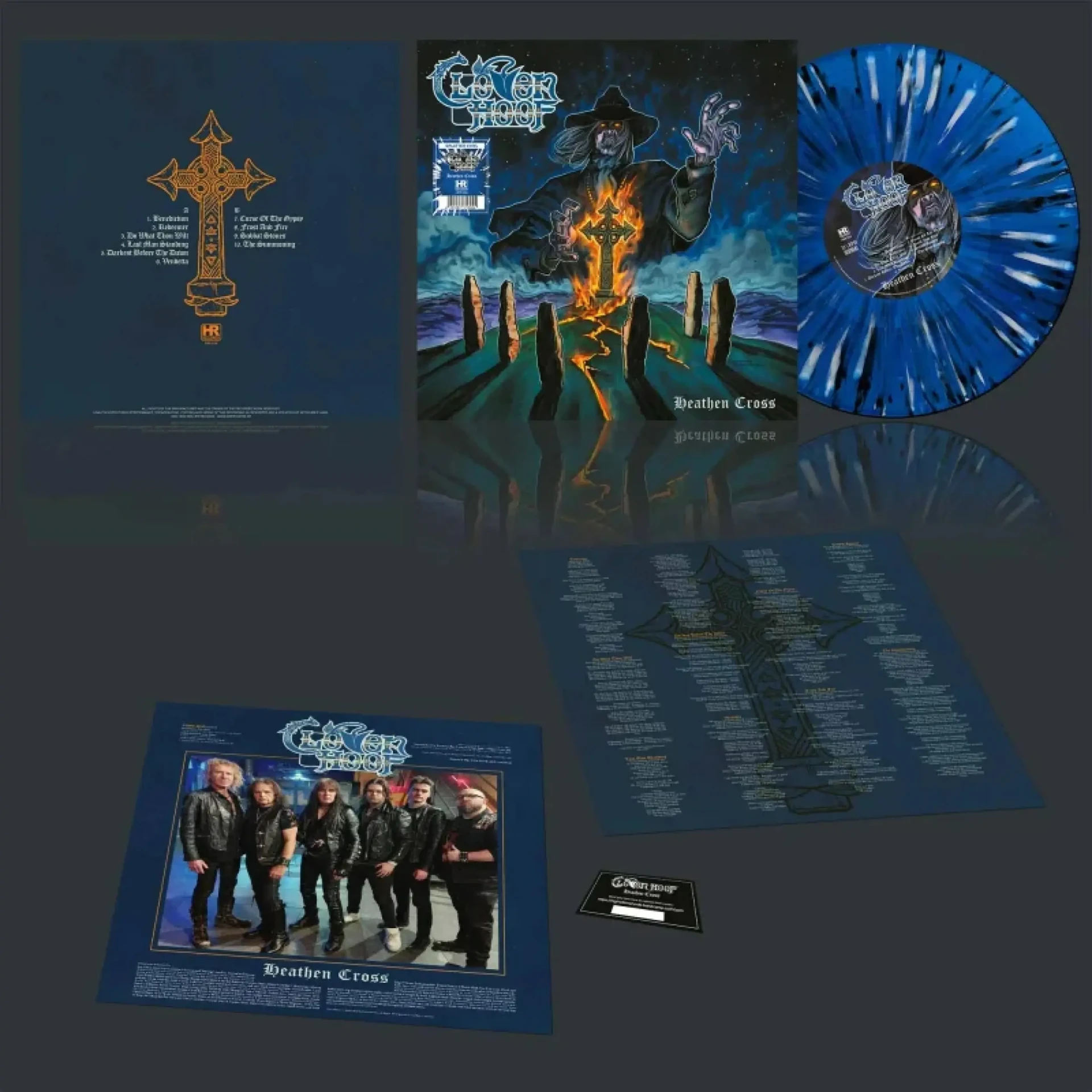 CLOVEN HOOF · Heathen Cross | SPLATTER LP (Power Metal Vinyl)
