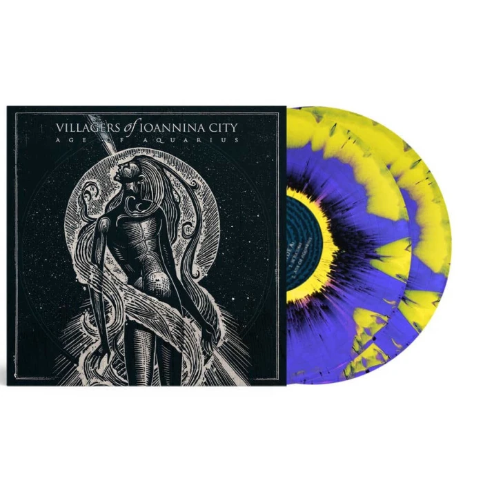 VILLAGERS OF IOANNINA CITY · Age of Aquarius | YELLOW PURPLE SPOT BLACK SPLATTER 2LP (Progressive Rock/Psychedelic Rock. Vinyl)