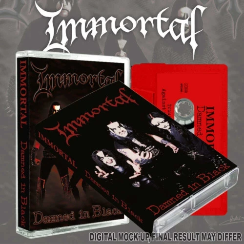 IMMORTAL - Damned in Black [RED TAPE] (Black Metal Tapes)