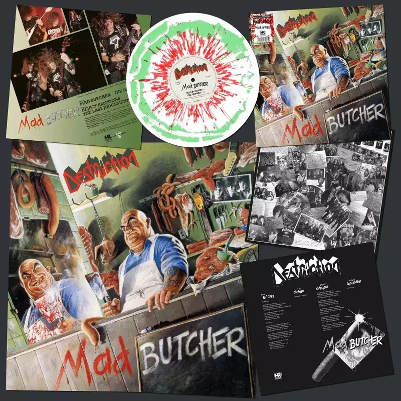DESTRUCTION · Mad Butcher | MIXED SPLATTER LP (Thrash Metal Vinyl) · Picture 1
