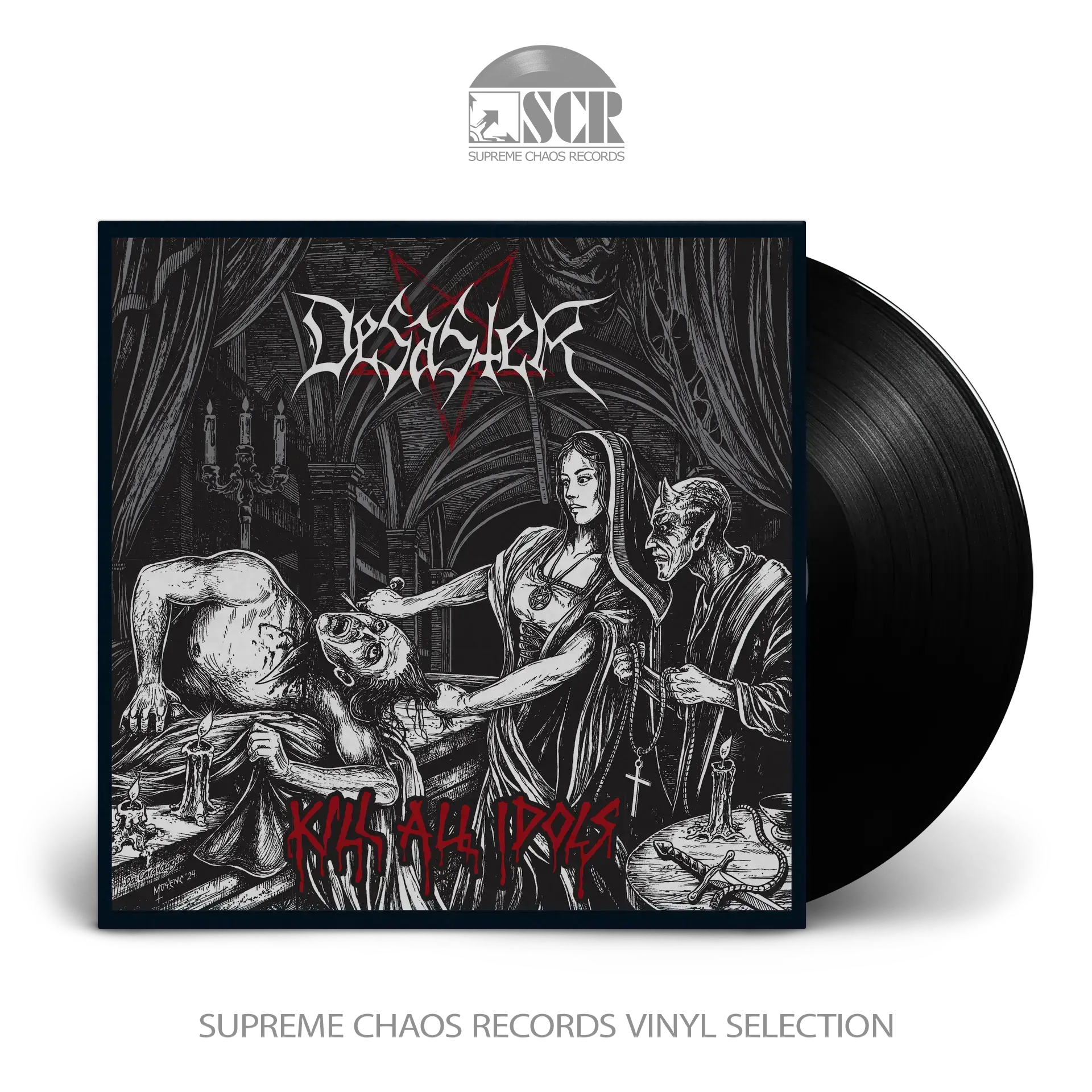 DESASTER · Kill All Idols | BLACK LP (Black Metal/Thrash Metal Vinyl)