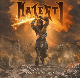 MAJESTY · Back To Attack | RED LP (Heavy Metal Vinyl) · Picture 1