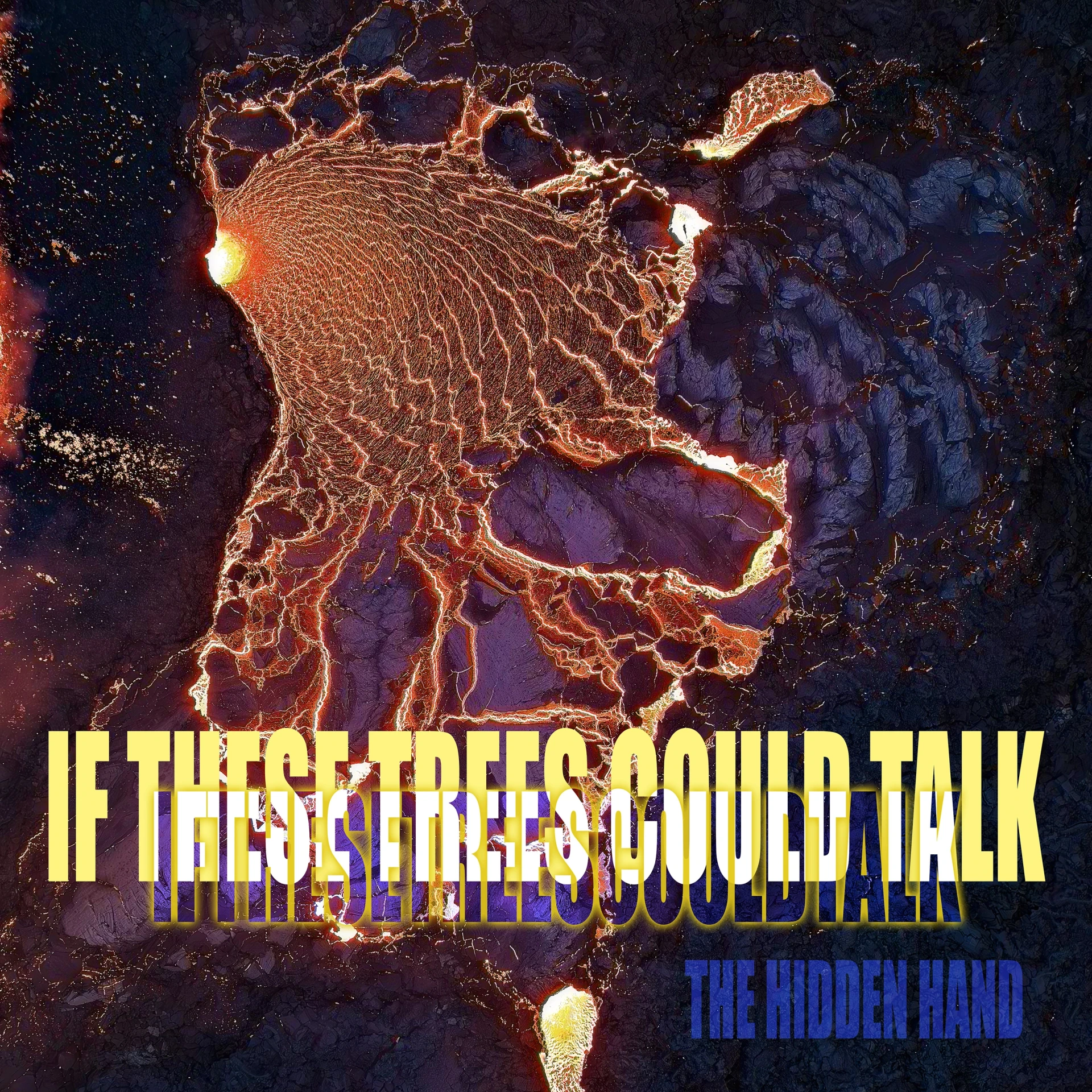 IF THESE TREES COULD TALK · The Hidden Hand | VIOLET GALAXY MARBLED LP (Post Metal/Progressive Metal Vinyl) · Picture 1