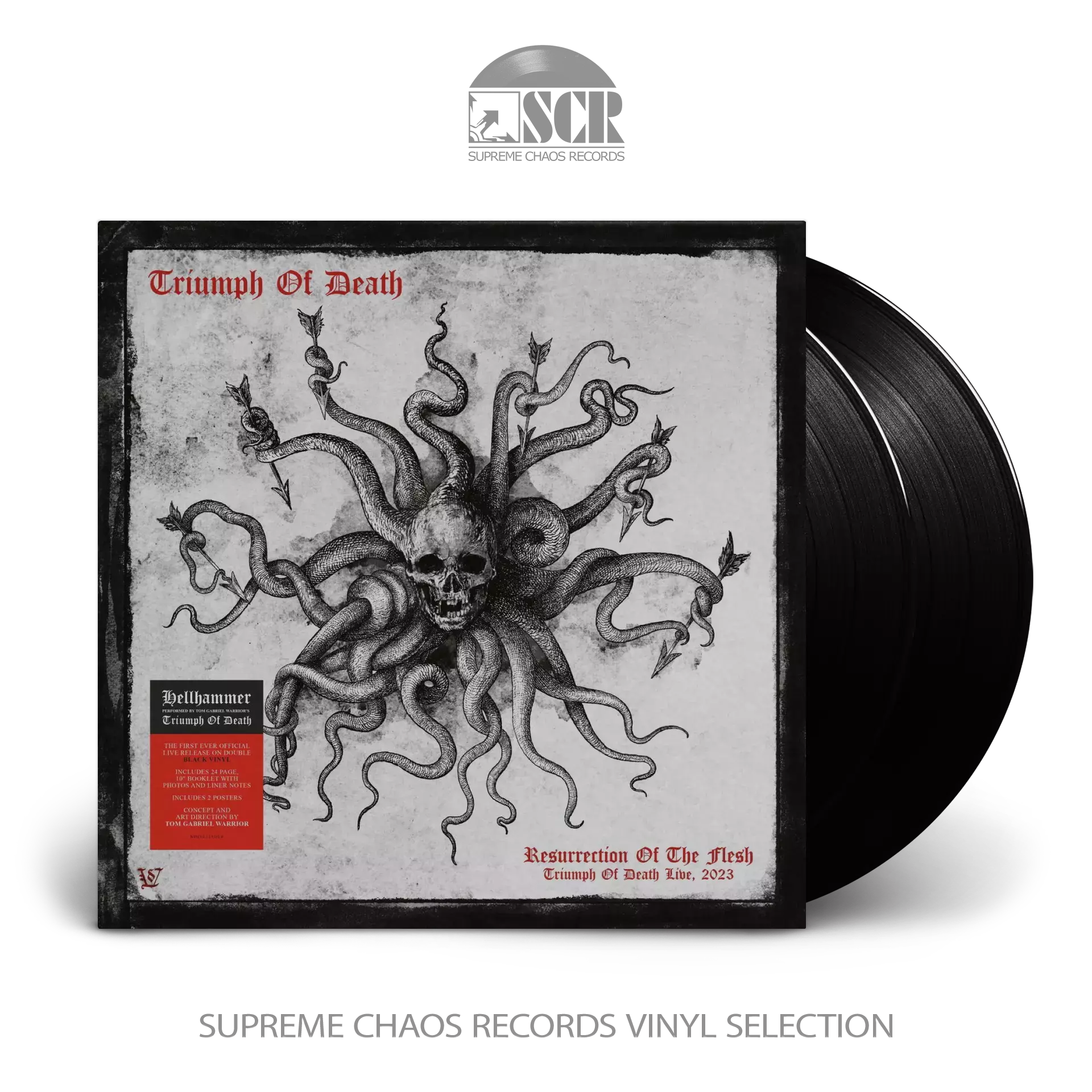 TRIUMPH OF DEATH · Resurrection Of The Flesh | BLACK 2LP (Extreme Metal Vinyl)