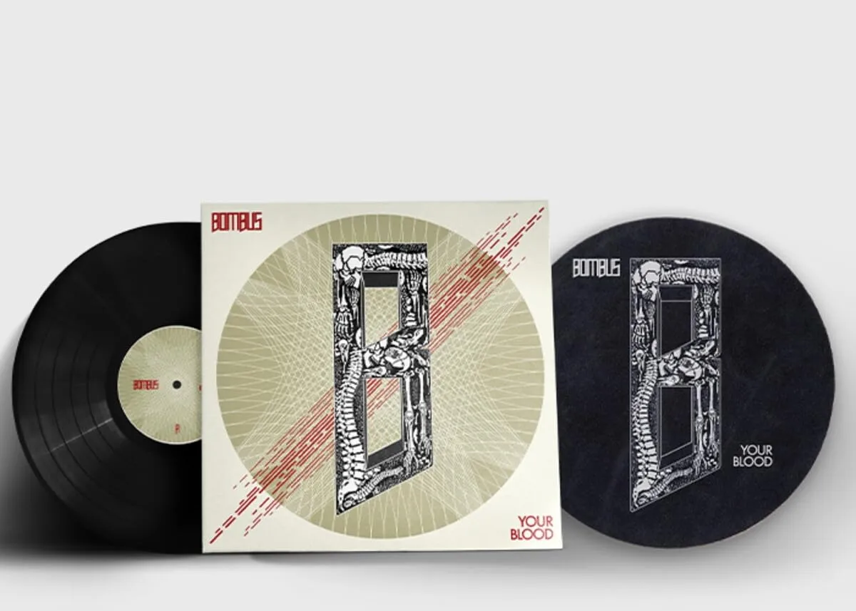 BOMBUS · Your Blood | BLACK LP+SLIPMAT (Hard Rock Vinyl) · Picture 2