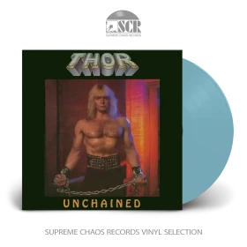 THOR · Unchained | ELECTRIC BLUE LP (Heavy Metal Vinyl)