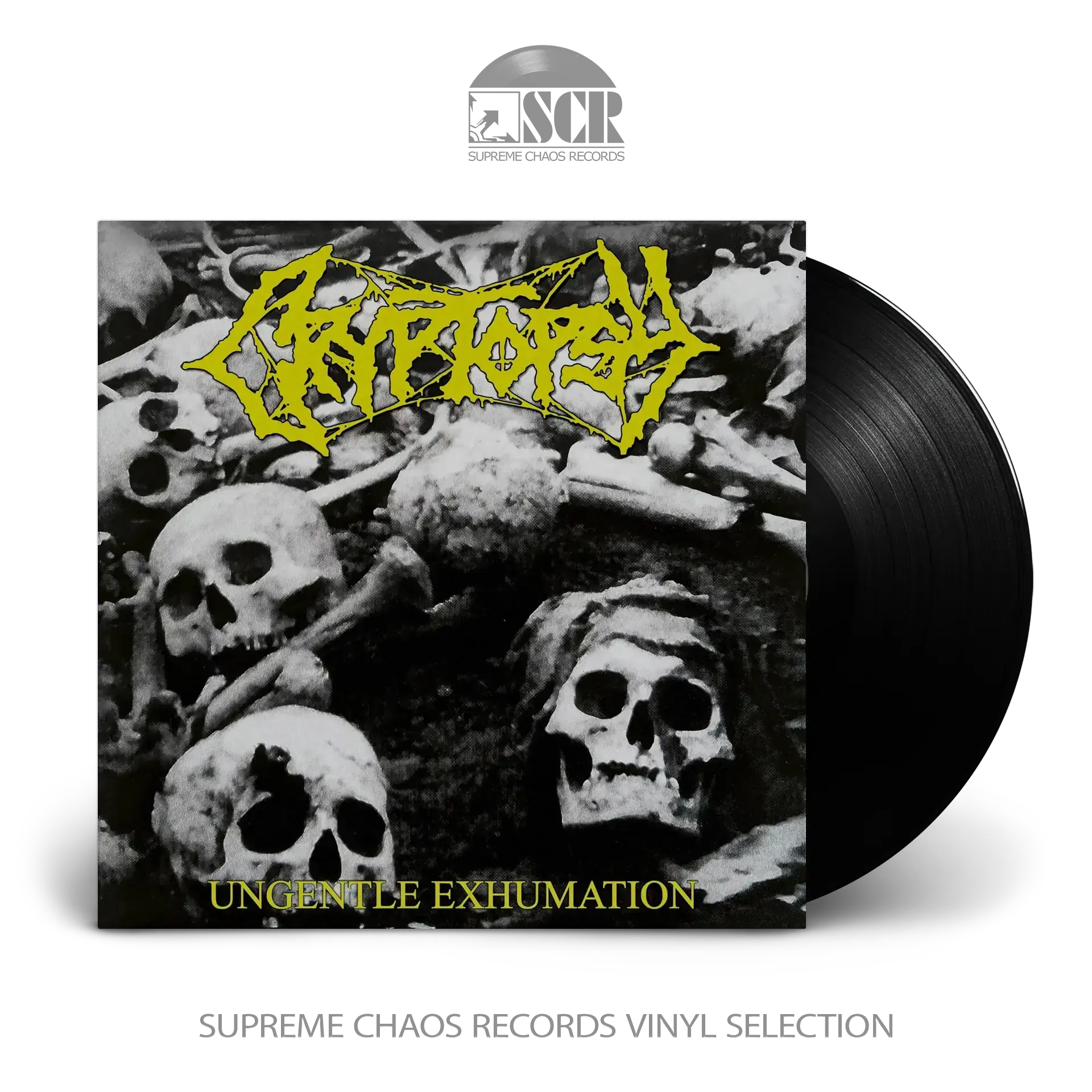 CRYPTOPSY - Ungentle Exhumation · BLACK LP (Progressive Metal/Technical Death Metal/Grindcore Vinyl)
