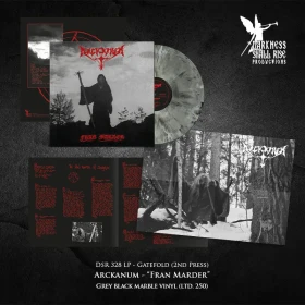 ARCKANUM · Fran Marder (Re-Release) | GREY BLACK MARBLED LP (Black Metal Vinyl) · Picture 2