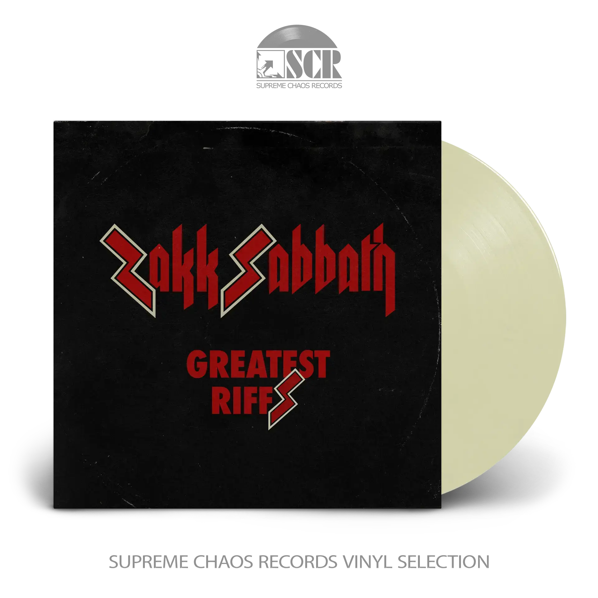 ZAKK SABBATH - Greatest Riffs · CREAM WHITE LP (Heavy Metal/Doom Metal Vinyl)