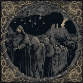 CHAPEL OF DISEASE · The Mysterious Ways Of Repetitive Art | GOLD LP (Death Metal Vinyl) · Picture 1